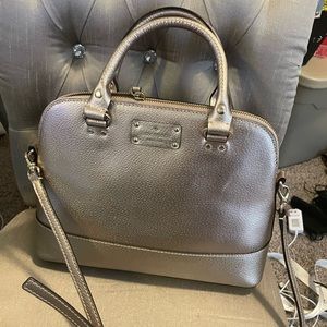 Gold Kate spade bag